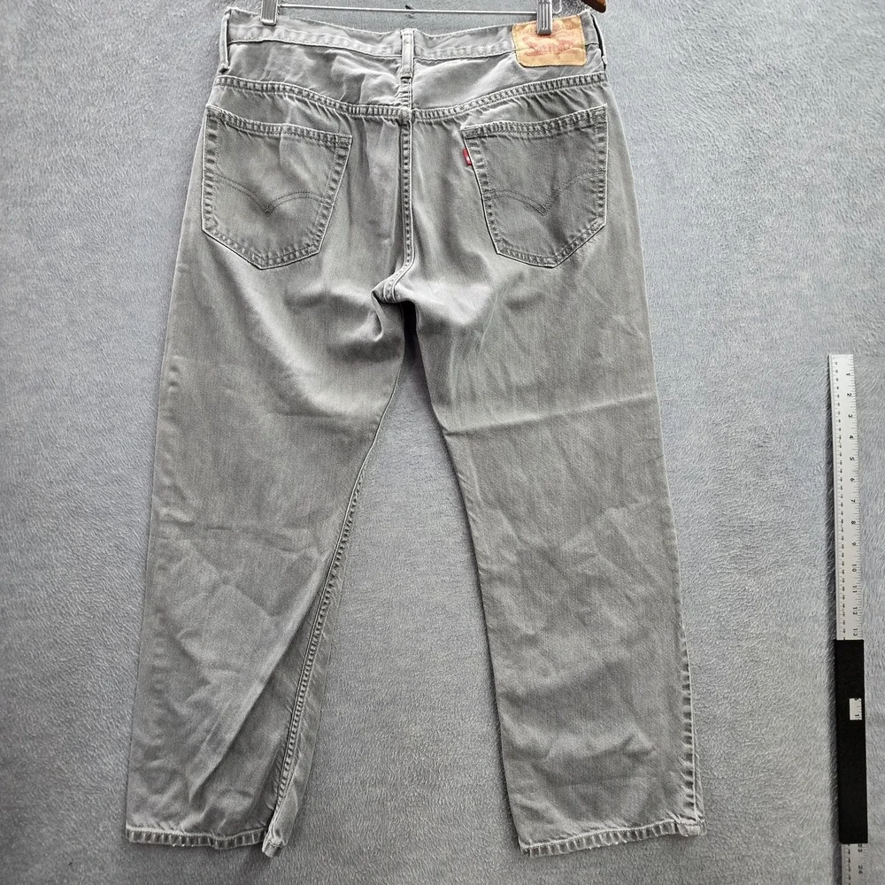 Levi's 569 Men Jeans 33X30 Gray Denim Loose Straight‎ 26